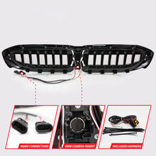 Load image into Gallery viewer, Anzo 19-22 BMW 3 Series Black Housing Full LED Front Grille w/ Initiation & Running Light