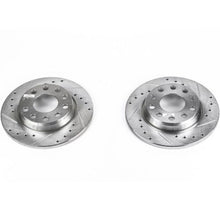 Load image into Gallery viewer, Power Stop 02-06 Audi A4 Rear Evolution Drilled & Slotted Rotors - Pair