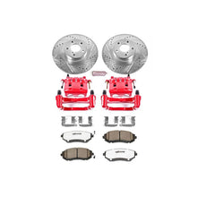 Load image into Gallery viewer, Power Stop 05-06 Saab 9-2X Front Z26 Street Warrior Brake Kit w/Calipers