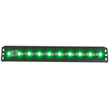 ANZO Universal 12in Slimline LED Light Bar (Green)