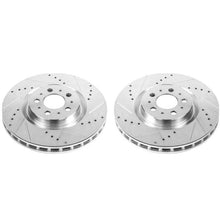 Load image into Gallery viewer, Power Stop 04-07 Volvo S60 Front Evolution Drilled & Slotted Rotors - Pair