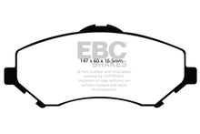 Load image into Gallery viewer, EBC 08-11 Chrysler Town & Country 3.3 Greenstuff Front Brake Pads