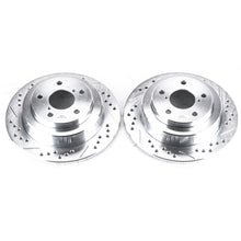 Load image into Gallery viewer, Power Stop 05-06 Saab 9-2X Rear Evolution Drilled & Slotted Rotors - Pair