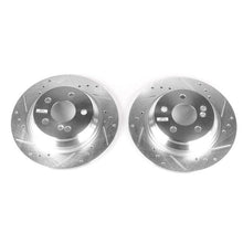 Load image into Gallery viewer, Power Stop 03-06 Mercedes-Benz CL500 Rear Evolution Drilled & Slotted Rotors - Pair