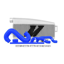 Load image into Gallery viewer, Mishimoto Subaru 02-07 WRX/04-07 STi Top-Mount Intercooler Kit - Powder Coated Silver & Blue Hoses