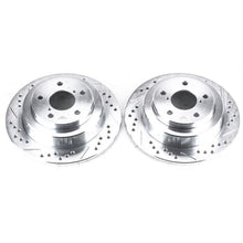 Load image into Gallery viewer, Power Stop 05-06 Saab 9-2X Rear Evolution Drilled & Slotted Rotors - Pair