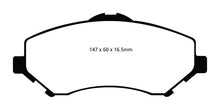 Load image into Gallery viewer, EBC 08-11 Chrysler Town & Country 3.3 Greenstuff Front Brake Pads