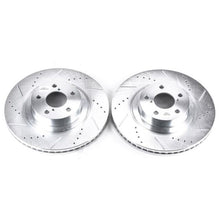 Load image into Gallery viewer, Power Stop 05-06 Saab 9-2X Front Evolution Drilled & Slotted Rotors - Pair