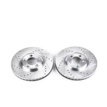 Load image into Gallery viewer, Power Stop 02-05 Ford Thunderbird Front Evolution Drilled & Slotted Rotors - Pair