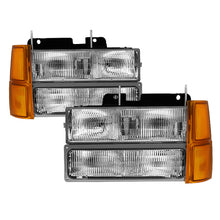 Load image into Gallery viewer, Xtune Chevy Suburban 94-98 Headlights w/ Corner & Parking Lights 8pcs - OEM HD-JH-CCK94-OE-C-SET