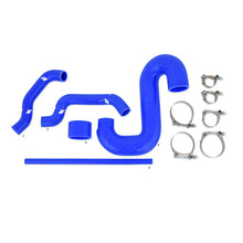 Load image into Gallery viewer, Mishimoto Subaru 02-07 WRX/04-07 STi Top-Mount Intercooler Kit - Powder Coated Silver & Blue Hoses