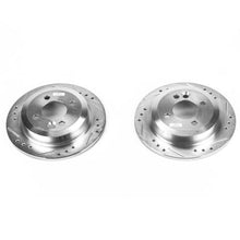 Load image into Gallery viewer, Power Stop 02-06 Mini Cooper Rear Evolution Drilled & Slotted Rotors - Pair