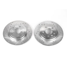 Load image into Gallery viewer, Power Stop 05-09 Audi A4 Rear Evolution Drilled & Slotted Rotors - Pair