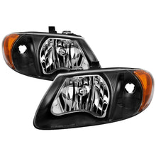 Load image into Gallery viewer, Xtune Chrysler Voyager & Grand Voyager 01-03 Crystal Headlights Black HD-JH-DCA01-AM-BK