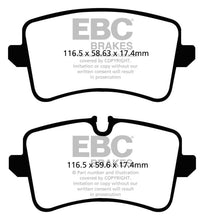 Load image into Gallery viewer, EBC 11 Audi A6 2.0 Turbo Redstuff Rear Brake Pads