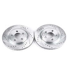 Load image into Gallery viewer, Power Stop 02-05 Ford Thunderbird Rear Evolution Drilled & Slotted Rotors - Pair