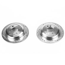 Load image into Gallery viewer, Power Stop 02-06 Mini Cooper Rear Evolution Drilled & Slotted Rotors - Pair