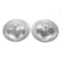 Load image into Gallery viewer, Power Stop 05-09 Audi A4 Rear Evolution Drilled & Slotted Rotors - Pair