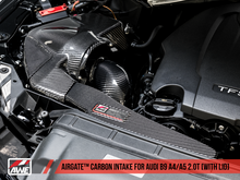 Load image into Gallery viewer, AWE Tuning Audi B9 A4/A5 2.0T Quattro Carbon Fiber AirGate Intake w/ Lid