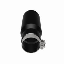 Load image into Gallery viewer, MagnaFlow Tip Stainless Black Coated Single Wall Round Single Outlet 5in Dia 3.5in Inlet 14.5in L