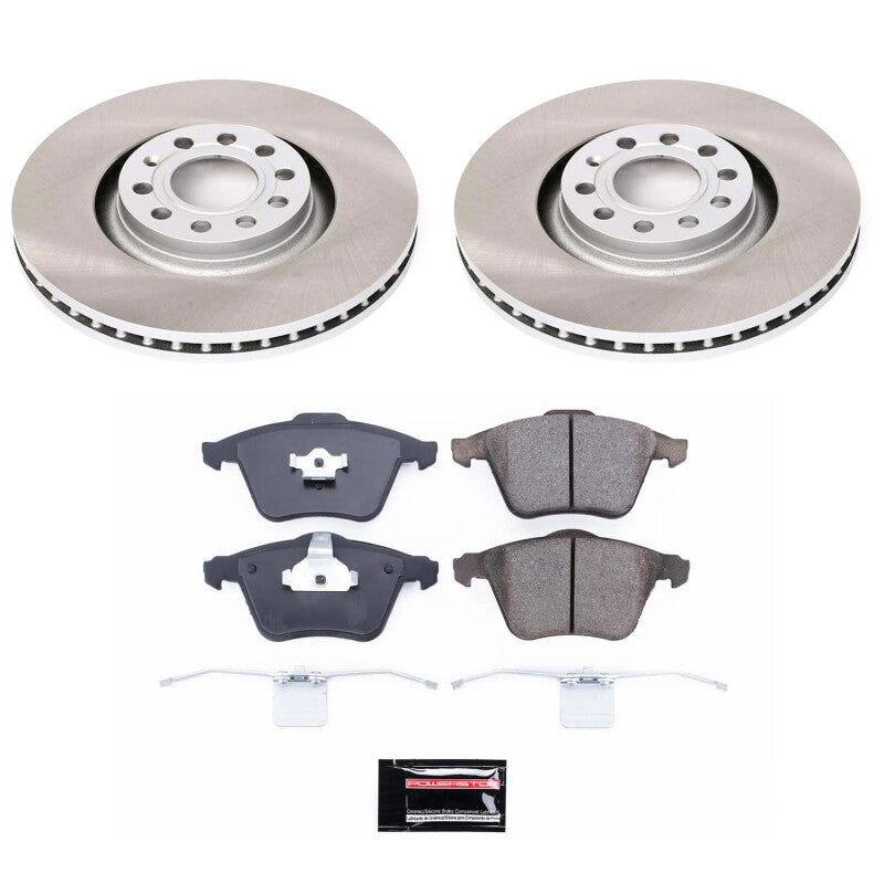 Power Stop 01-05 Audi Allroad Quattro Front Semi-Coated Rotor Kit