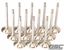 GSC P-D Nissan VR38DETT 33.15mm Head +1mm OS 91.95mm Long 6.6mm Stem Exhaust Valve - Set of 12