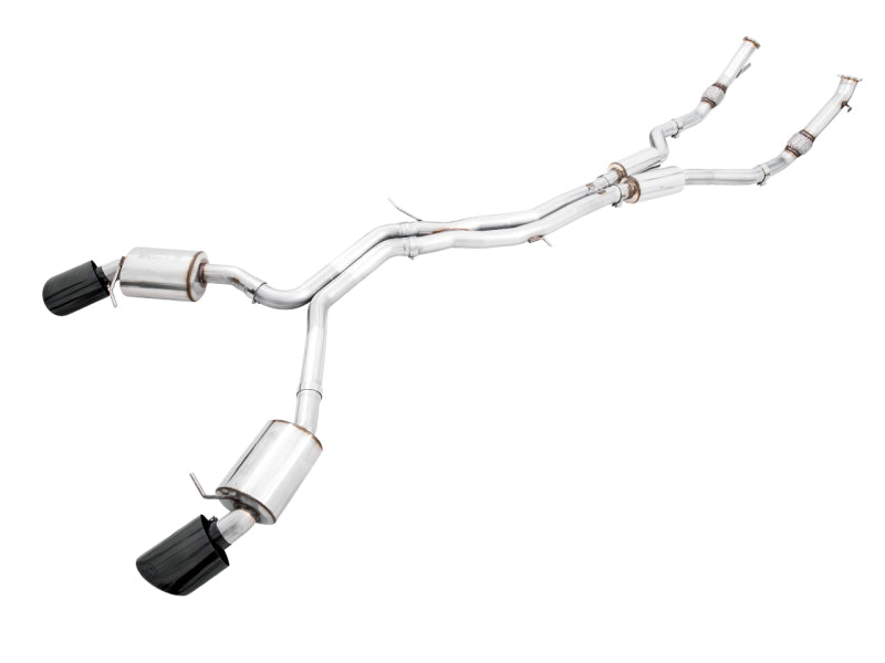 AWE Tuning Audi B9 RS 5 2.9L (Res.For Performance Cat) Touring Edition Exhaust w/ Diamond Black Tips