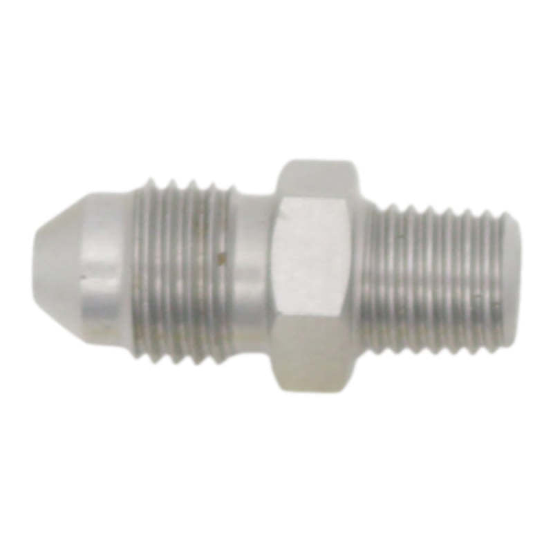 DeatschWerks 3AN Male Flare to 1/16in NPT Male - Anodized Stainless Steel