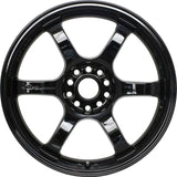 Gram Lights 57DR 19x10.5 +35 5-112 Glossy Black Wheel