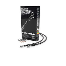 Load image into Gallery viewer, Goodridge 10-13 Yamaha FZ8 Carbon Front Race Brake Lines