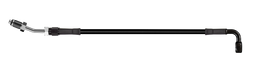 Goodridge 76in Universal Clutch Line w/Blk Zinc Fittings & Blk Hose - 90Deg Banjo w/20Deg 7/16 UNF