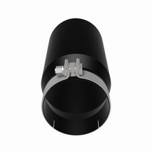 Load image into Gallery viewer, MagnaFlow Tip Stainless Black Coated Single Wall Round Single Outlet 6in Dia 5in Inlet 13in L