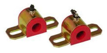 Load image into Gallery viewer, Prothane Universal Greasable Sway Bar Bushings - 28MM - Type B Bracket - Red