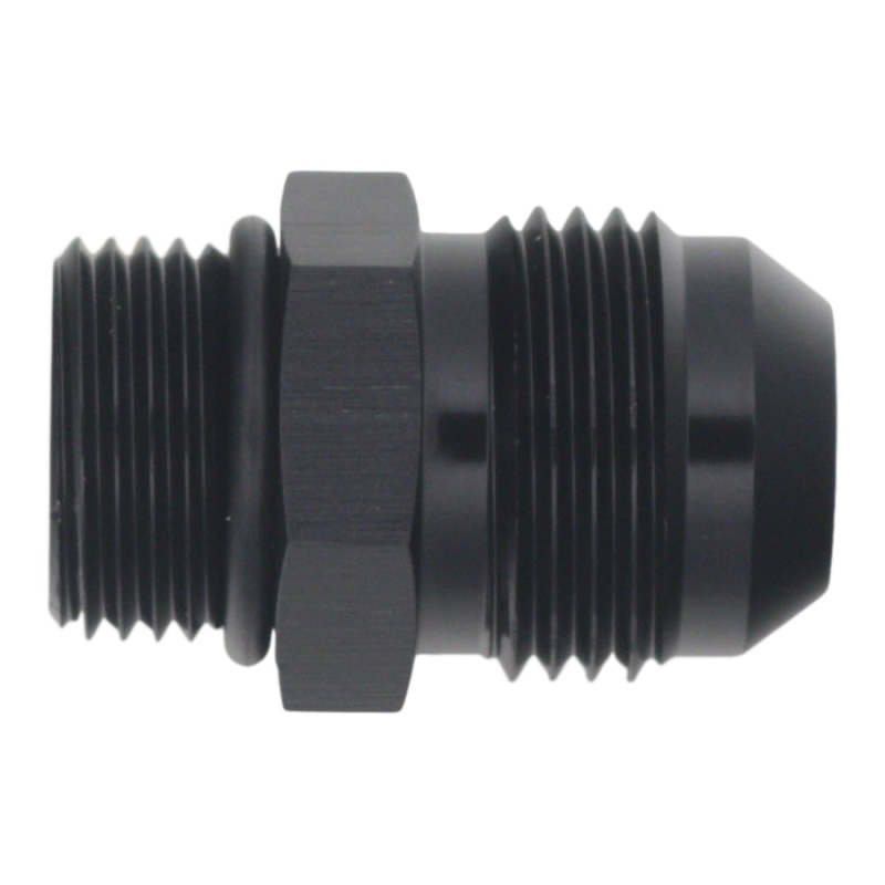 DeatschWerks 8AN ORB Male to 10AN Male Flare Adapter - Anodized Matte Black