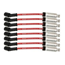 Load image into Gallery viewer, Moroso GM LS/LT 8.5mm Ultra 40 9.75in Long Wire Set w/Alum Heatshield - Red