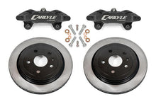 Load image into Gallery viewer, BMR 97-04 Chevrolet Corvette C5 / 05-13 C6 Brake Kit For 15in Conversion Solid Rotors Black Calipers