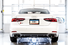 Load image into Gallery viewer, AWE Tuning Audi B9 S4 Touring Edition Exhaust - Non-Resonated (Silver 102mm Tips)