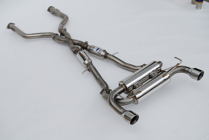 Invidia 2022+ Nissan Z 70mm Gemini Cat Back Exhaust - Rolled SS Tips