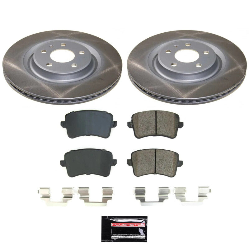 Power Stop 14-17 Audi SQ5 Rear Semi-Coated Rotor Kit