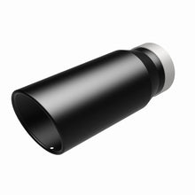 Load image into Gallery viewer, MagnaFlow Tip Stainless Black Coated Single Wall Round Single Outlet 5in Dia 4in Inlet 13in L