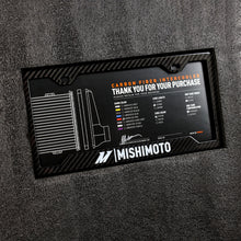 Load image into Gallery viewer, Mishimoto Universal Carbon Fiber Intercooler - Gloss Tanks - 600mm Black Core - C-Flow - P V-Band