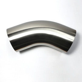 Stainless Bros SS304 1.625in 45 Deg Mandrel Bend Elbow - 1.5D Radius 16GA/.065in Wall (Leg)