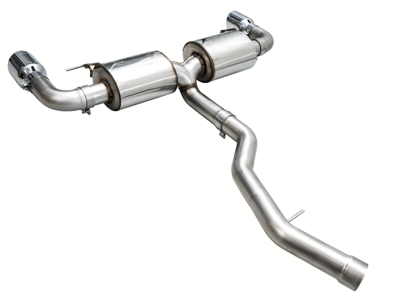 AWE 19-23 BMW 330i / 21-23 BMW 430i Base G2X Touring Axle Back Exhaust - Chrome Silver