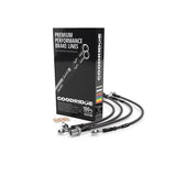 Goodridge 09-18 Nissan GT-R Stainless Steel Brake Lines - Premium Carbon