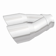 Load image into Gallery viewer, MagnaFlow Double Wall 3in Dual Round Polished Tip 2.25in Inlet