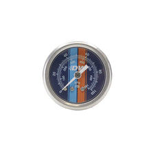 Load image into Gallery viewer, DeatschWerks 0-100 PSI 1/8in NPT Mechanical Fuel Pressure Gauge Brushed Housing Blue Face