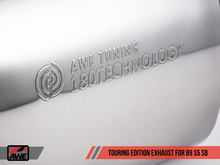 Load image into Gallery viewer, AWE Tuning Audi B9 S5 Sportback Touring Edition Exhaust - Non-Resonated (Silver 102mm Tips)