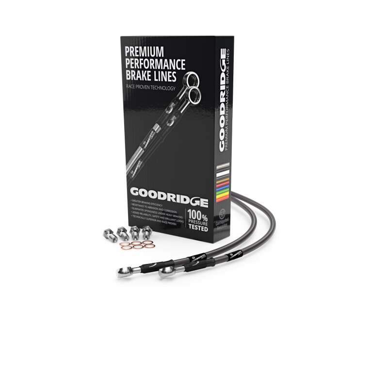 Goodridge 91-92 Kawasaki ZXR750J1-J2 Carbon Rear SS Brake Lines