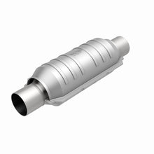 Load image into Gallery viewer, MagnaFlow Catalytic Converter 2 in Inlet 2 in Outlet 11 in Length SS