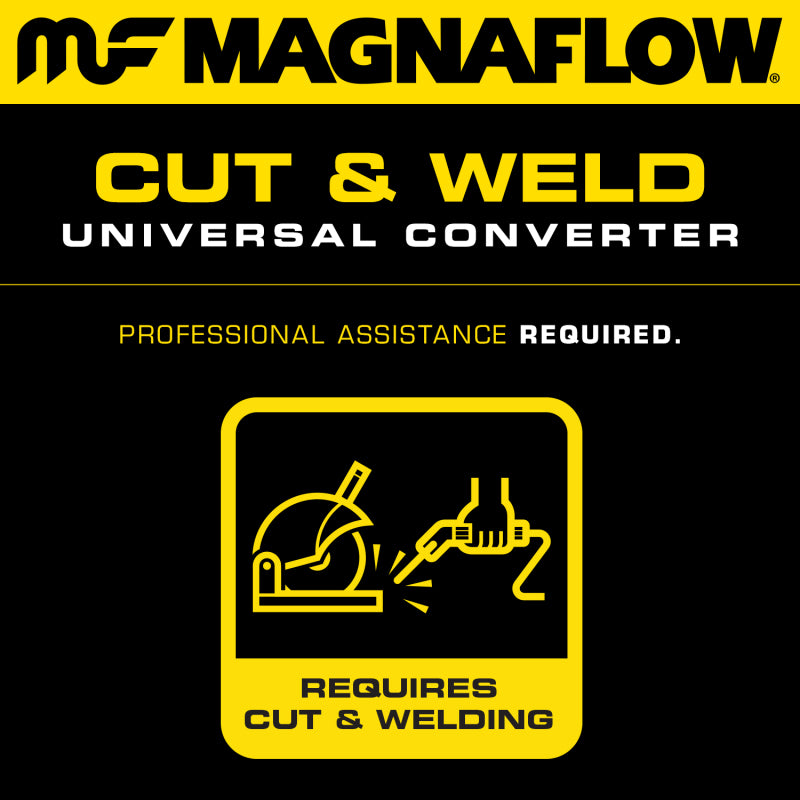 MagnaFlow Conv Univ 2.50inch OBDII Rear 50 State